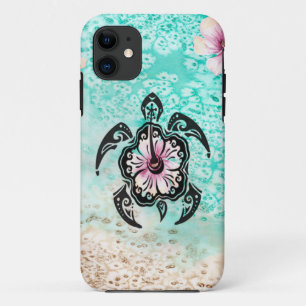 Hibiscus Turtle Case-Mate iPhone Case