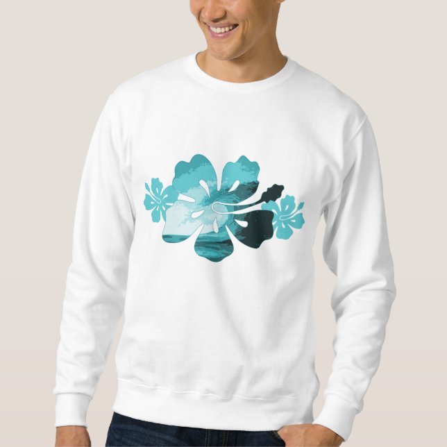 Hibiscus Wave Sweatshirt (Front)