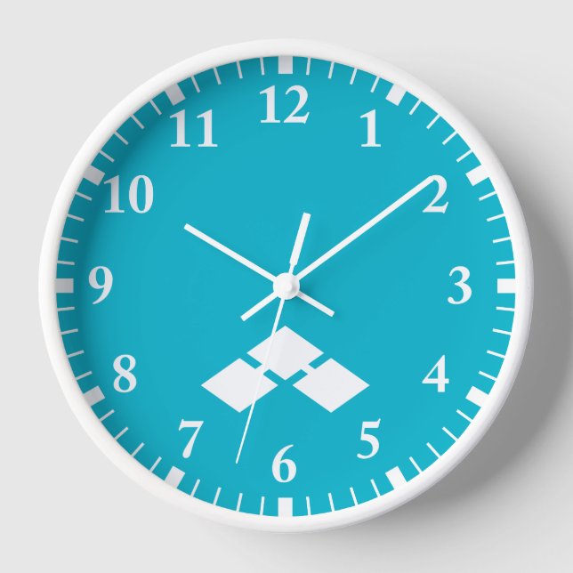 Hibishi (Diamond Diamond Diamond Diamond Diamond D Wall Clock (Front)
