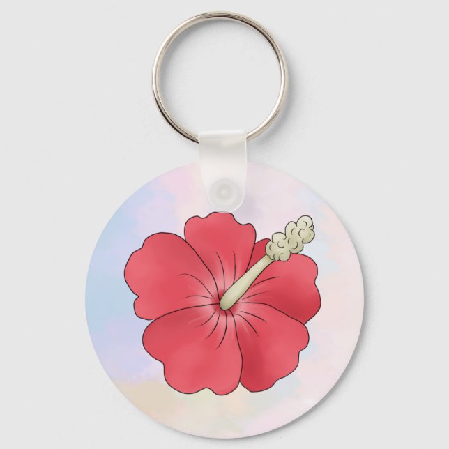 Hibiskus  key ring (Front)