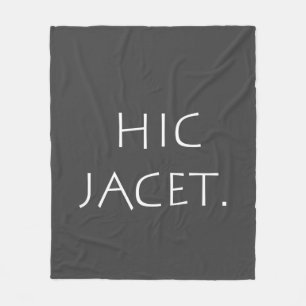 Hic jacet fleece blanket