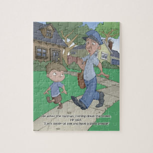 Hiccup Book puzzle - The Mailman - 8x10 (110 pc)