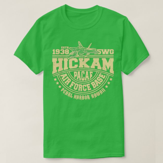 Hickam Air Base USAF Pearl Harbour Hawaii USA T-Shirt (Design Front)