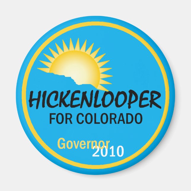 Hickenlooper 2010 Magnet (Front)