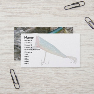 Hickey Do Beachcomber Fishing Lure Business Card