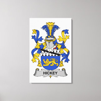 Hickey Family Crest Canvas Print