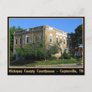 Hickman County Courthouse - Centerville, TN Postcard