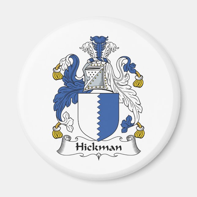 Hickman Family Crest Magnet (Front)