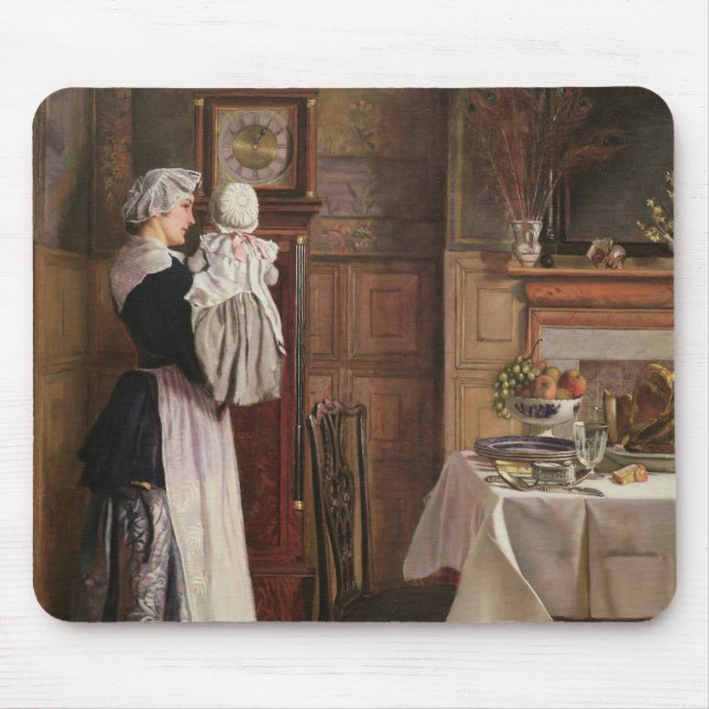 Hickory, Dickory, Dock Mouse Pad (Front)