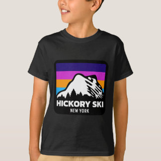 Hickory ski new york skiing snowboarding family T-Shirt