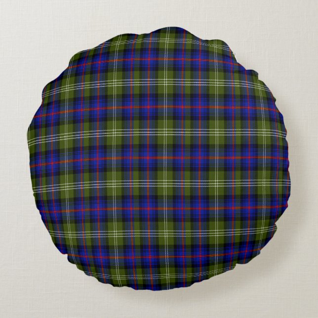 Hicks Scottish Tartan Pillow (Back)