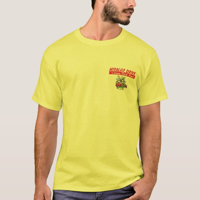 Hidalgo Drive yellow classic T-Shirt (Front)