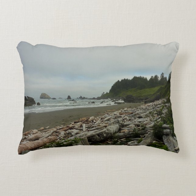 Hidden Beach I at Redwood National Park Decorative Cushion (Front)