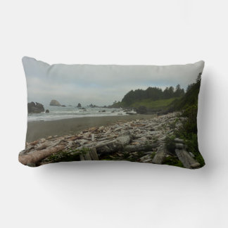 Hidden Beach I at Redwood National Park Lumbar Cushion