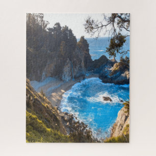 Hidden Beach Paradise Ocean Waves Jigsaw Puzzle