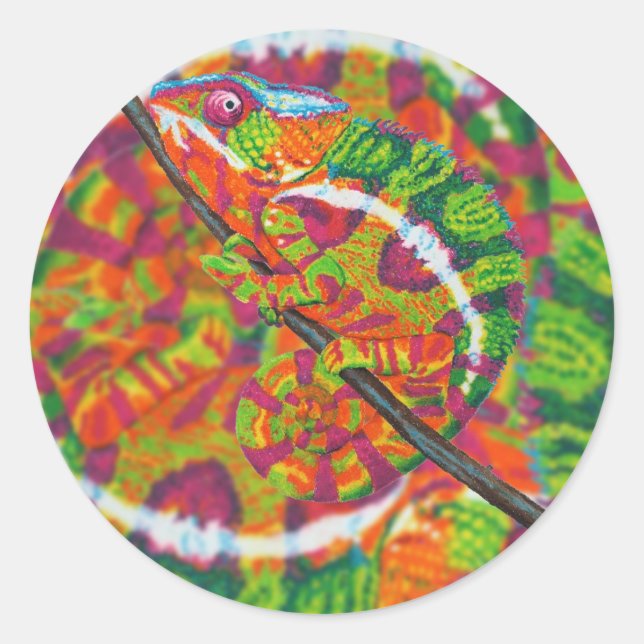 Hidden Chameleon stickers (Front)