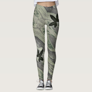 Hidden Delicate Camouflage Ivy River  Leggings