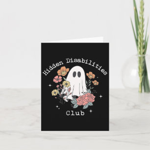 Hidden Disability Invisible Disability Autism Awar Card