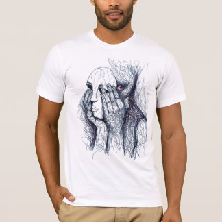 Hidden Emotions – Surreal Art T-shirt Design