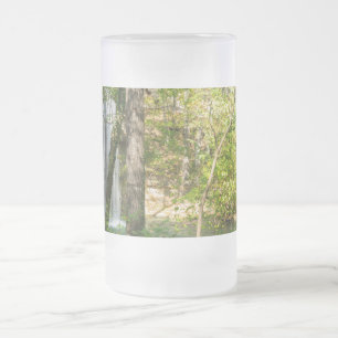 Hidden Falls Frosted Glass Beer Mug