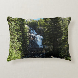 Hidden Falls in Grand Teton National Park Decorative Cushion