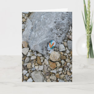Hidden Heart Rock on Rock Card