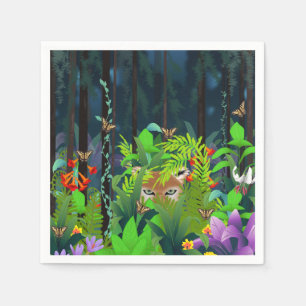 Hidden In The Foliage Napkin