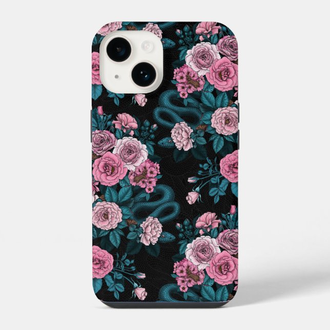 Hidden in the roses 2 iPhone case (Back)