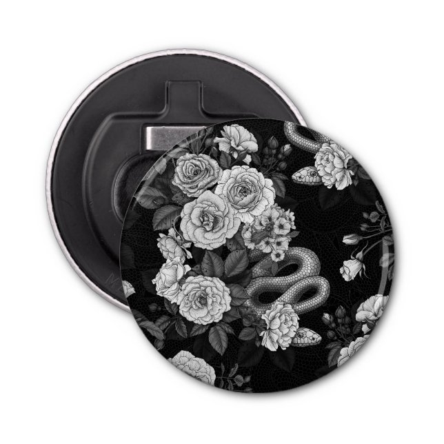 Hidden in the roses 3 bottle opener (Front)