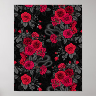 Hidden in the roses poster