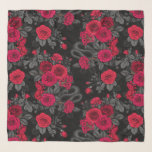 Hidden in the roses scarf<br><div class="desc">Rose flowers, mice and snakes hand- painted in Ps and Illustrator, seamless pattern</div>