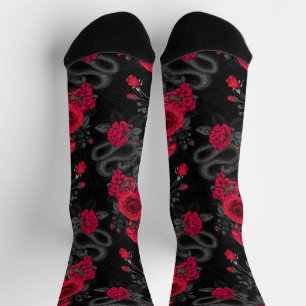 Hidden in the roses socks
