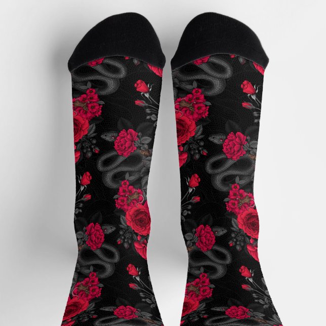 Hidden in the roses socks (Top)