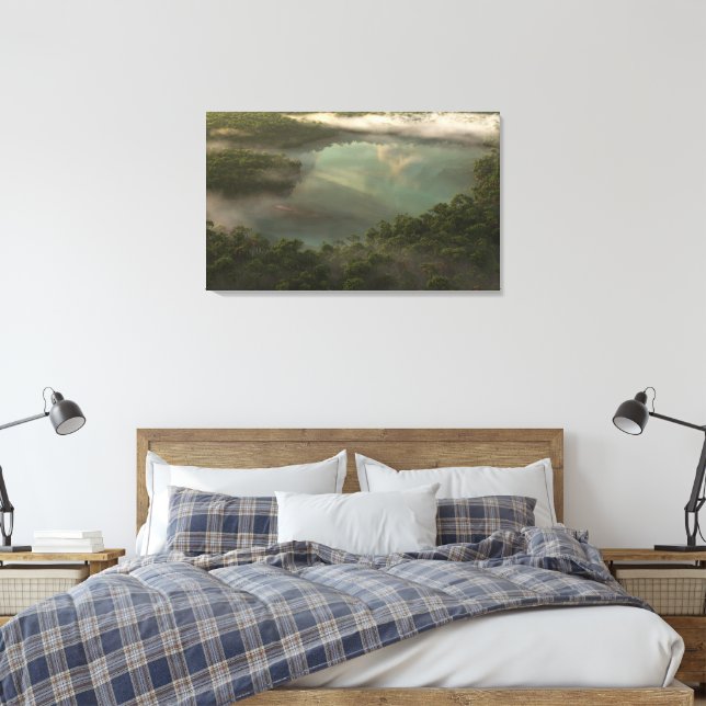 Hidden Lake Canvas Print (Insitu(Bedroom))