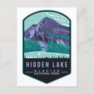 Hidden Lake Glacier National Park Postcard