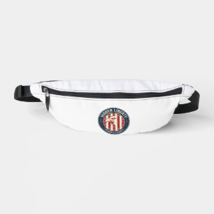 Hidden Liberty Patriotic Patriotic Optical Illusio Bum Bags