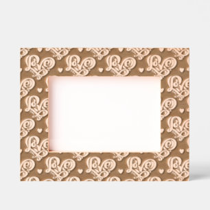 Hidden Love Etched Wooden Frame Engraved Frames