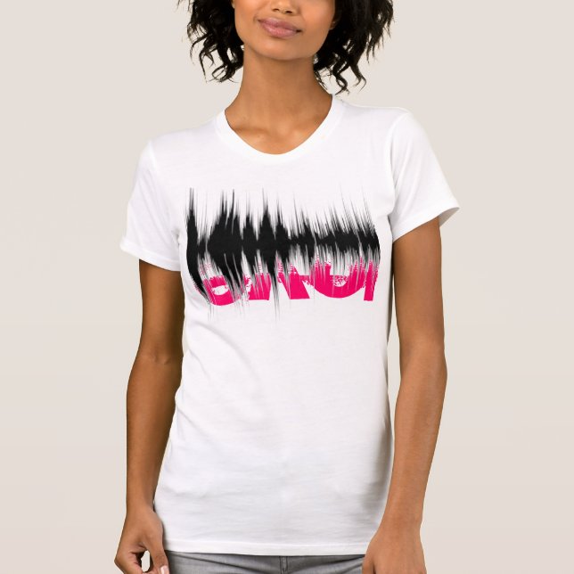 Hidden Love Sound Wave T T-Shirt (Front)