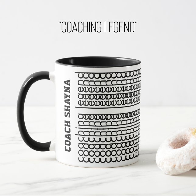 Hidden Message Custom Name Coaching Legend Mug (Creator Uploaded)