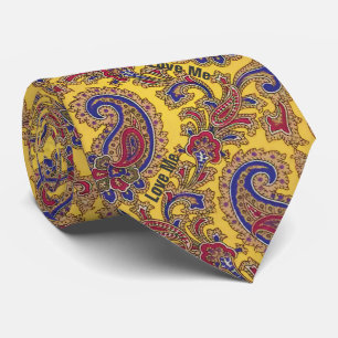 Hidden Message "Love Me" or Create Your Own Tie