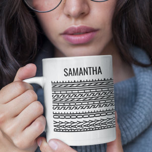 Hidden Message Ray of Sunshine Personalised Name Coffee Mug