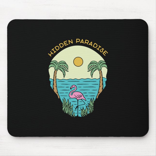 Hidden Paradise Mouse Pad (Front)