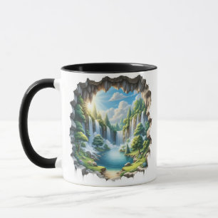 "Hidden Paradise: Waterfall Escape" Mug