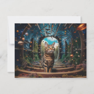 Hidden Portal Kitty Postcard