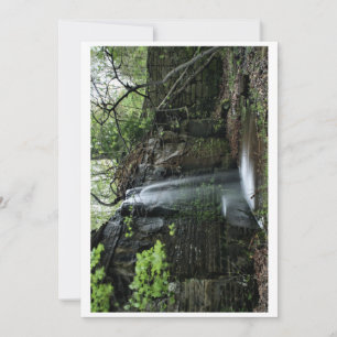 Hidden Spring Waterfall Holiday Card
