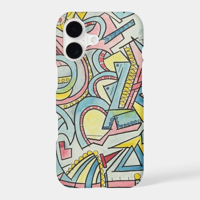 Hidden Treasure-Hand Painted Abstract Art (Back)