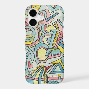 Hidden Treasure-Whimsical Abstract Geometric Art