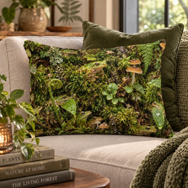 Hidden Tree Frog 16x12 Accent Pillow (Creator Uploaded)