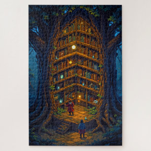 Hidden Tree Library Puzzle