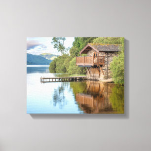 Hidden Valley Lake Cabin Canvas Print